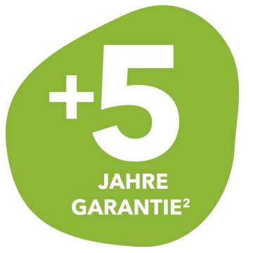 5 Jahre Garantie² zusätzlich  100005